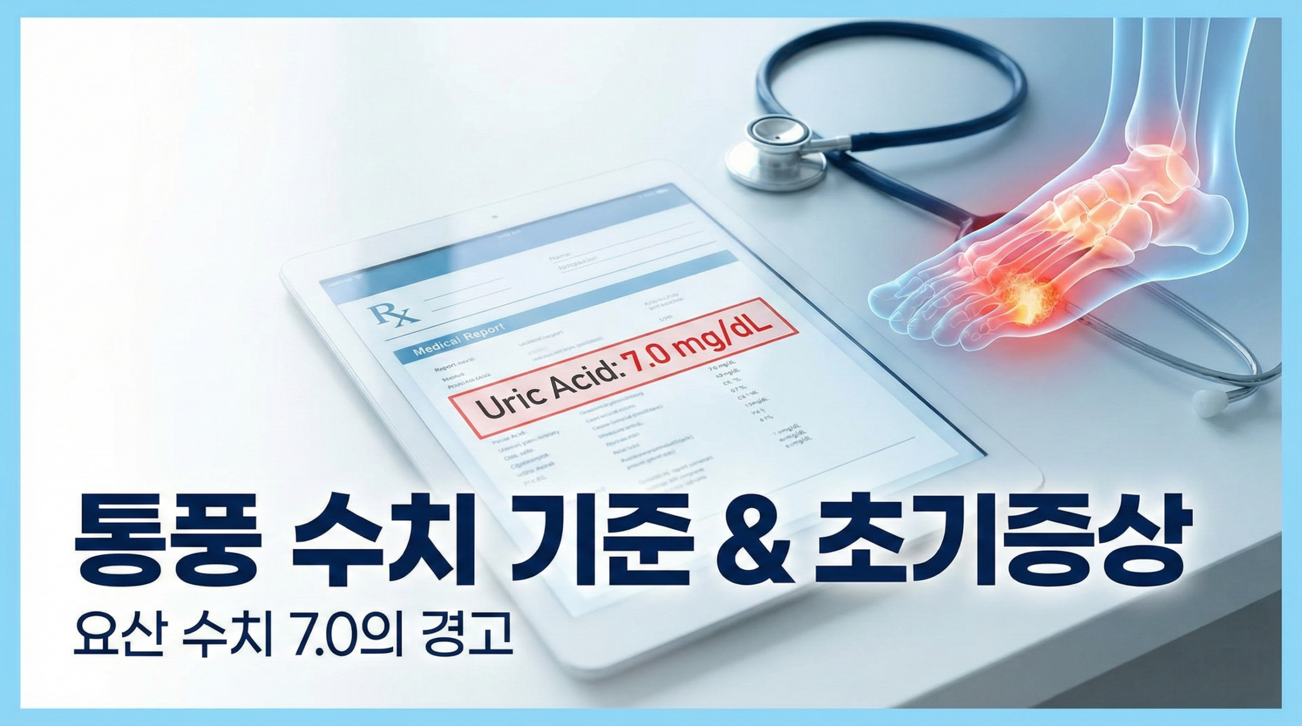 통풍 요산 수치